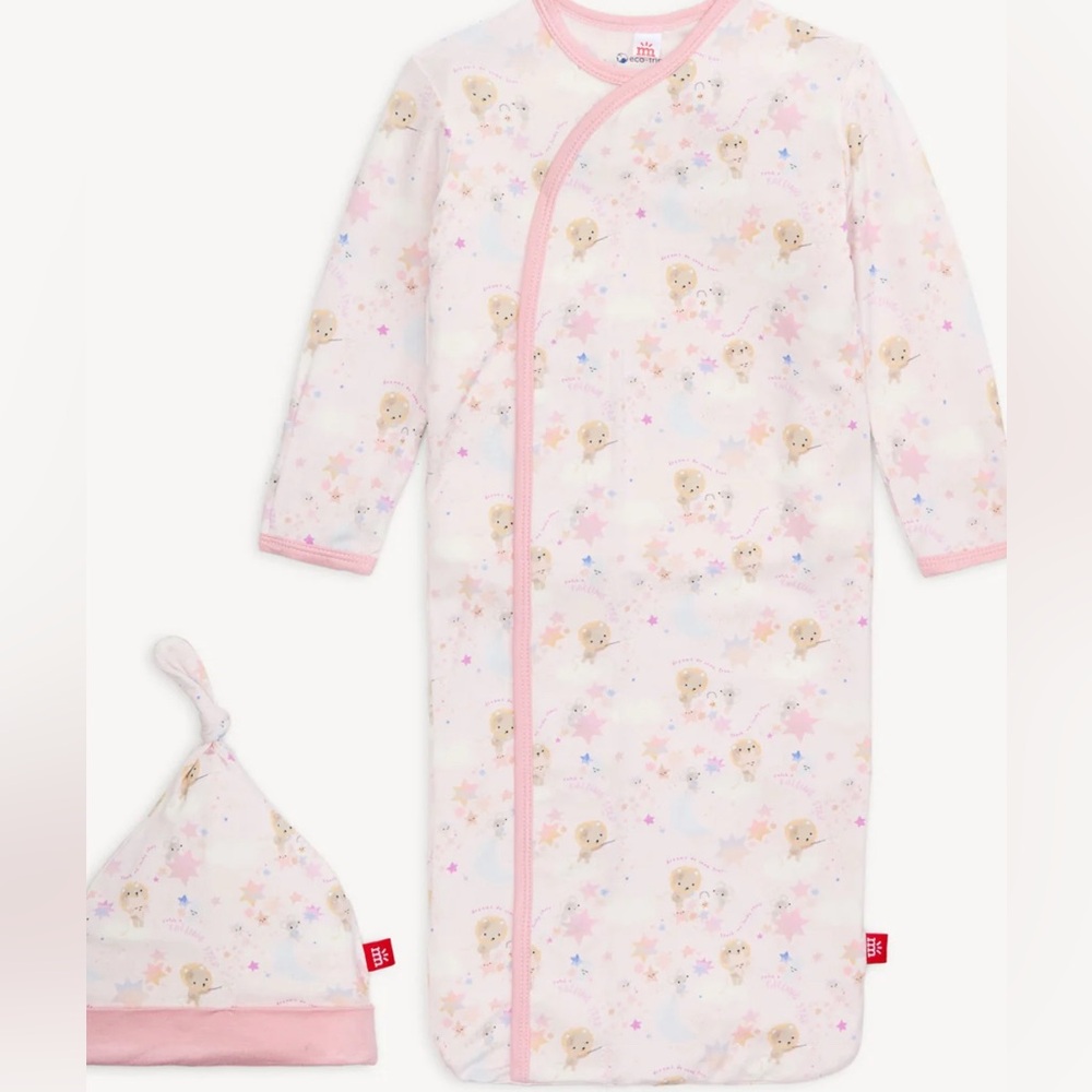 Magnetic Me Gown and Hat Pajamas Set Sleep Sack